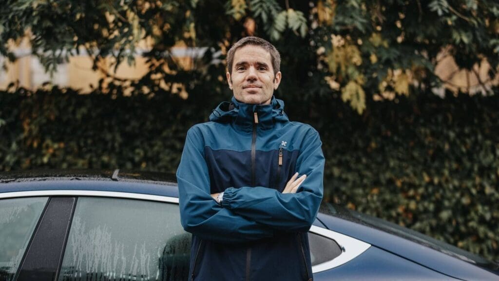 Björn i Kaplanen i Helsingborg som installerat laddstolpar