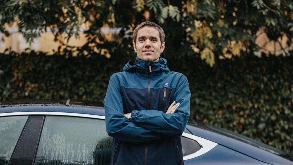 Björn i Kaplanen i Helsingborg som installerat laddstolpar