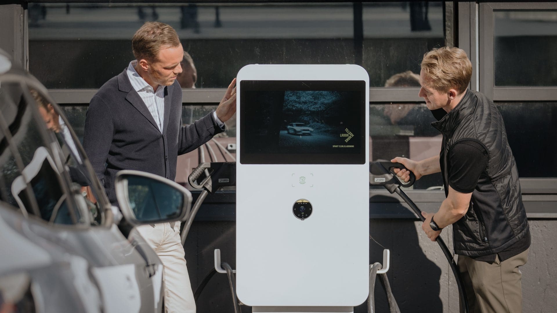 DC-laddare för depåladdning för lastbilar hos logistikföretag